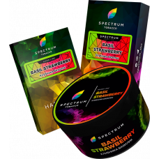 Табак для кальяна, BASIL STRAWBERRY HL, 100 гр, SPECTRUM TOBACCO