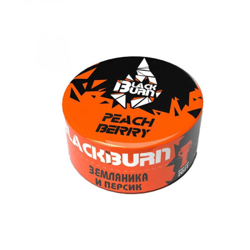 Табак для кальяна BlackBurn 25г - Peachberry (Земляника-персик)
