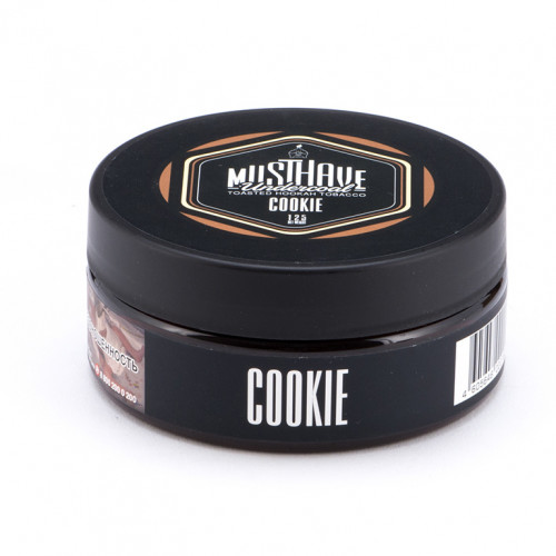 Табак для кальяна "Must Have Undercoal" Cookie (с ароматом печенья), банка 125 гр