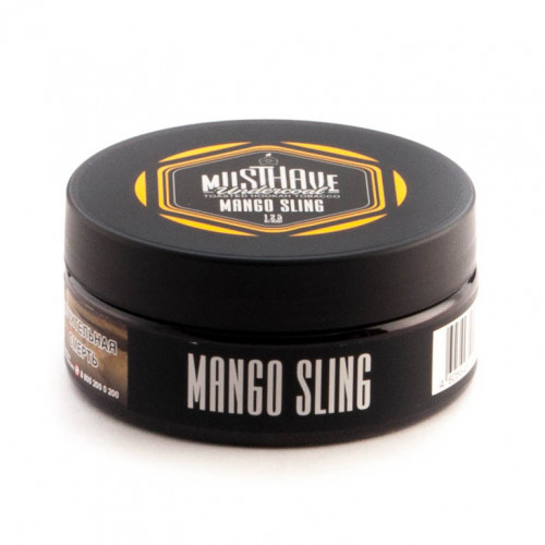 Табак для кальяна "Must Have Undercoal" Mango Sling (с ароматом напитка манго слинг), банка 125 гр Табак для кальяна "Must Have Undercoal" Mango Sling (с ароматом напитка манго слинг), банка 125 гр