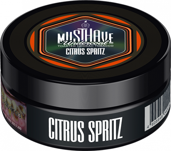 Табак для кальяна «Must Have Undercoal» Citrus Spritz (с ароматом цитрусового коктейля), банка 25 гр