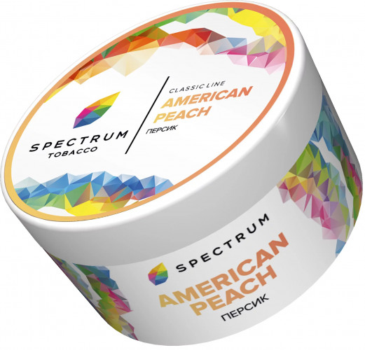 Табак для кальяна, AMERICAN PEACH, 200 гр, SPECTRUM TOBACCO