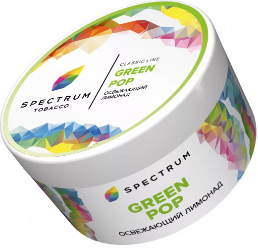 Табак для кальяна, GREEN POP, 200 гр, SPECTRUM TOBACCO Табак для кальяна, GREEN POP, 200 гр, SPECTRUM TOBACCO