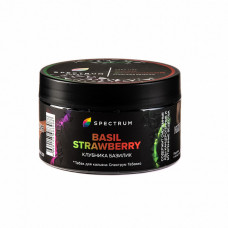Табак для кальяна, BASIL STRAWBERRY HL, 200 гр, SPECTRUM TOBACCO