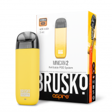 ЭС Brusko Minican 2 (400 mAh) Желтый (гарантия 1 месяц)