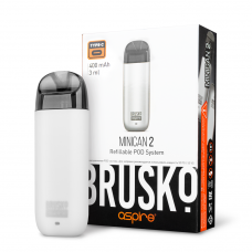 ЭС Brusko Minican 2 (400 mAh) Белый (гарантия 1 месяц)