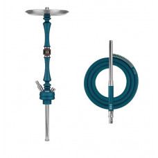 Кальян HOOB - Mars Marine Blue (Шахта, шланг, мундштук, уплотнители, диффузор) (Фикс. блюдце)